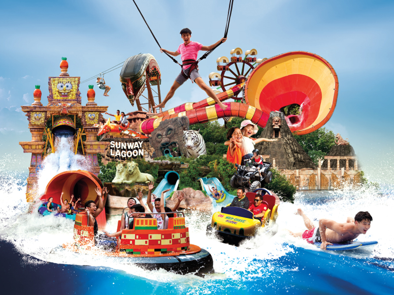 sunway lagoon theme park petaling jaya top 10 theme park in malaysia singapore 