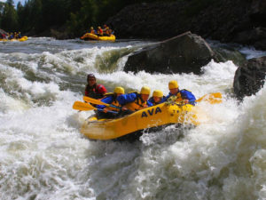 Whitewater Raft Class 5 Rapid